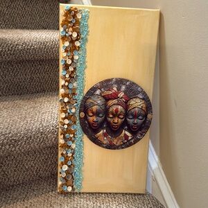 Handmade Quilling on Canvas